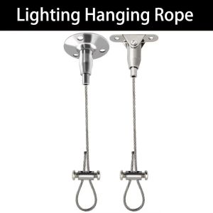 FANTAE Stainless Steel Wire Ceiling Sign Hanger Wire 0.5/1/2/m Adjustable Ceiling Suspension Rope High Quality Load 30kg Hanging Cable Wire Picture Frames