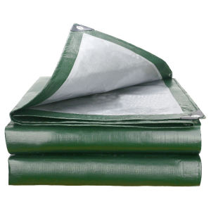 Trapal Lona Tolda Tarp 6FTx9FT 9FTx12FT Waterproof Sunscreen Double Sided Waterproof Dustproof (may mga Butas) Makapal 12FTx19FT Truck Cover Outdoor Rain Canopy