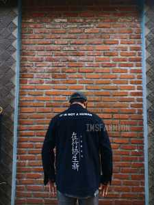 Jaket Jeans Denim Jaket Denim Premium Sablon Toman HighQuality - IMSFashion