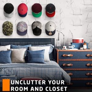 10pcs Simple Wall Adhesive Hat Hooks: A Versatile Storage Solution