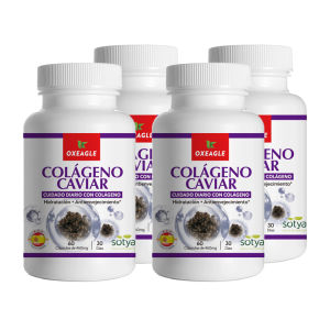 Oxeagle Caviar Collagen Supplement | Skin Elasticity Boost | Anti-Aging Support | Skin Radiance | Made in Spain