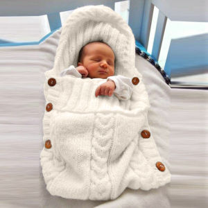 Pijar - Selimut Bayi Rajut Kupluk Topi Sleeping Bag Bedong Instan Baby Newborn Laki Laki Perempuan