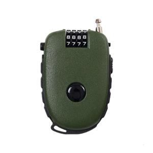 Durability Retractable Wire Lock With Code Multipurpose Combination Lock for Outdoor Bike Scooters Suitcases