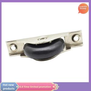 Graceful ล้อประตูบานเลื่อนล้อเหล็กไม่มีเสียงรอกไนลอนรับน้ำหนักได้ร่องล้อตู้เสื้อผ้าล้อประตูบานเลื่อนเฟอร์นิเจอร์อุปกรณ์ฮาร์ดแวร์