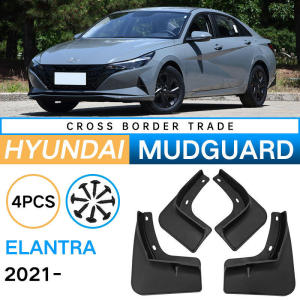 4pcs Full Cover Mud Guards Fenders for Hyundai Elantra MD 2011 2012 2013 2014 2015 2016/2021- Mud flaps Splash Guards Mudguard Mud Flap 2013 2014 2015 2016 2017 2018 2021 2022