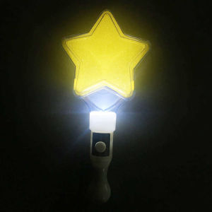 DOWNA Kids Toy Colorful Performance Prop Fluorescent Stick Hand Lamp Star Support Stick Concert Glow