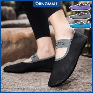 ORNGMALL Men Water Shoes Quick Dry Aqua Shoe Breathable Hiking Wading Sneakers Beach Surfing Swimming Water Saguaro Barefoot 34-49