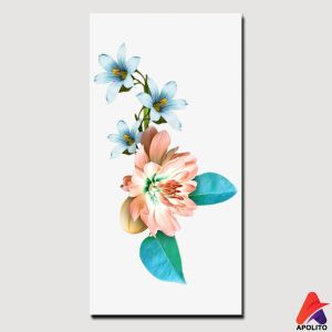 APOLITO (15X30 CM )HIASAN DINDING BUNGA RAMBAT WALLDECORE HIASAN DINDING BUNGA PAJANGAN POSTER KAYU BUNGA