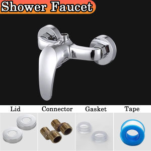 Shower Head Faucet For Bathroom Set 1/2 Inch Alloy Bath Mixing Valve Pressure Boost Upward Water Out