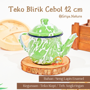 GRIYA NATURE [COD] Set Teko Blirik Cebol 12 cm + Mug Blirik 7cm + Lepek Blirik 14cm | Ceret | Teko Enamel | Teko Jadul Lawas | Ceret Jadul | Cangkir Kopi Jadul | Teko Blirik Jadul | Teko Lurik Jadul Set Teko Teh Blurik Seng Kaleng Antik Lorek Gelas Burik
