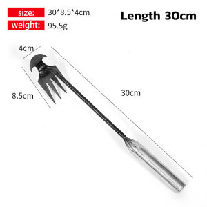 Daywalker 4/11 tooth Manual Weeding Puller Tool Vertical Weeding Digging Grass Shovel Lawn Root Remover Garden Hoe Garden Supplie for Weeding Digging