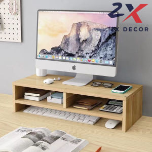 2X Decor - Kệ để máy tính để bàn hai tầng lắp ghép đa năng tiện dụng - 2X050