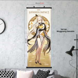 30x60CM POSTER KAIN GANTUNG KAMAR ANAK ANIME GAME BEDROOM DECOR POSTER ONE PIECE |  GENSHIN IMPACT | AVANGER | ATTACT ON TITAN | TOTORO | DEMON SLAYER | TOKYO REVERANGE | RORONOA ZORO | ZHONGLI | MSS