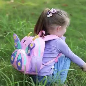 SUN EIGHT Cute cartoon kindergarten breathable backpack for 3-6 year olds to carry a backpack when going out Kindergarten Kids Children Toddler Backpack Kids School Bag