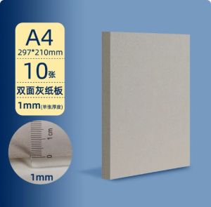 SG Seller A4/A3 Gray Black Card Board (1mm 2mm 3mm Thickness) | Extra Heavy Cardstock Paper for DIY 3D Model Diorama Vanguard Board Folding Paper & Structural Art Craft | Artisan
