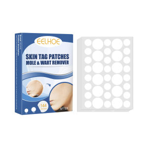 Eelhoe Skin Tag Patches Mole&Wart Remover Gift Wart Treatment Liquid Pen Remover Freckle Wart Tag Fast Healing Non-Drying Skin Care（144patches）