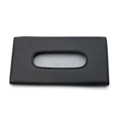 MOTUS Car Tissue Box PU Tissue Box Premium Leather Clip Sun Visor Car Accessories