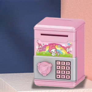 Oldlaiben Creative Savings Bank Kids Password Piggy Bank Large Capacity Girl Cute Storage Box Birthday Gift