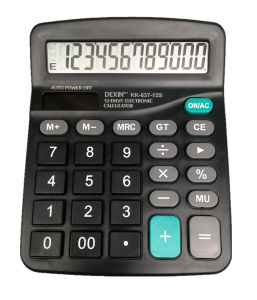 Calculator 12-bit Solar Battery Dual Power Candy Color Calculator Portable Calculator