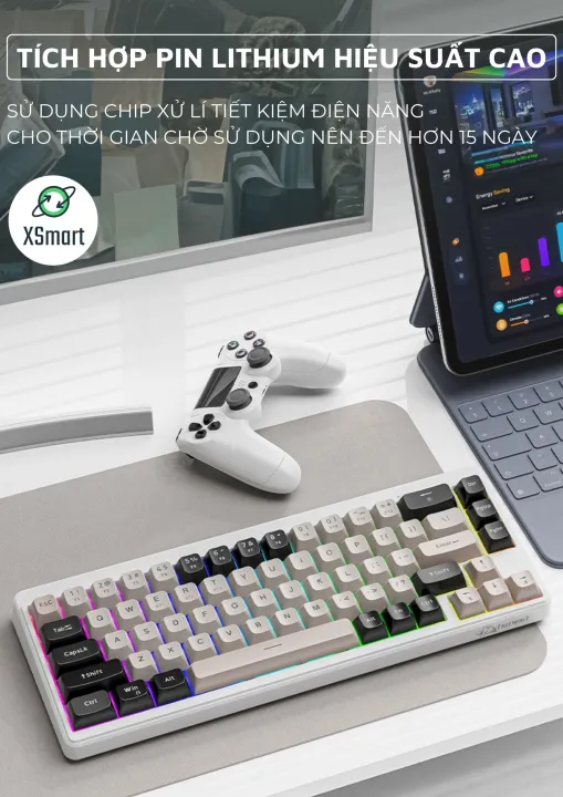Bộ Bàn Phím Và Chuột Bluetooth FreeWolf M68 LED Pro Gõ Siêu Êm Pin Sạc Keycap PBT Cho Pc Lap | BigBuy360 - bigbuy360.vn Bộ Bàn Phím Và Chuột Bluetooth FreeWolf M68 LED Pro Gõ Siêu Êm Pin Sạc Keycap PBT Cho Pc Lap | BigBuy360 - bigbuy360.vn