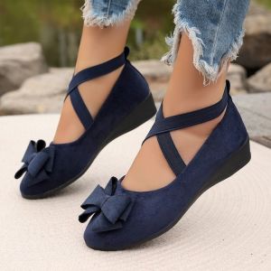 Free Shipping Plus-Size Single Shoes New Summer Styles Pointed-Toe Wedge Heels WomenS Loafers Casual And Sporty WomenS Shoes