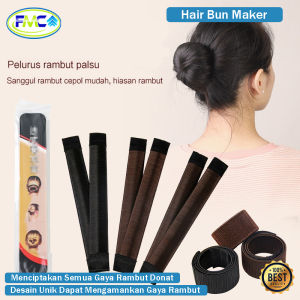 Hair Bun Maker Alat Sanggul Rambut Donut Ikat Rambut Konde Wanita Gulung Praktis Serbaguna