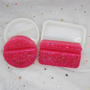 Shiny Mobile Phone Holder Epoxy Resin Mold Cellphone Bracket Silicone Mold DIYJewelry Making Smartphone Stand Mold