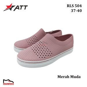 Sepatu Flat Wanita - Slip On Wanita Bahan Karet Elastis Anti Air dan Tidak Licin