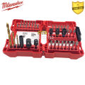 Bộ mũi vít đa năng 40 chi tiết SHOCKWAVE hãng Milwaukee | Bộ bắt vít, mũi khoan và đầu bắn tôn chuôi lục giác 6.35mm cho máy khoan bắt vít pin, mũi bắt vít 2 đầu 4 cạnh bake nam châm từ siêu cứng chống gỉ, chống tòe. 