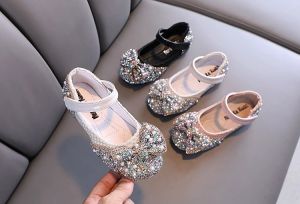 21-36 Sepatu Anak Pita Blink Blink / Sepatu Pesta Anak Perempuan / Party Shoes Blink