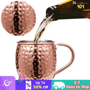 【New Arrival】 Elegant Stainless Steel Moscow Mule Mug for Refreshing Cocktails 16oz Perfect for Home and Bar Use