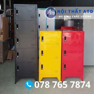 Tủ hồ sơ sắt - Tủ locker mini 3 tầng 4 tầng 5 tầng 6 tầng có khóa.