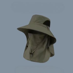Summer Sun Hat Fishing Cap Wide Brim Outdoor Hiking UV Protection Sun Hat