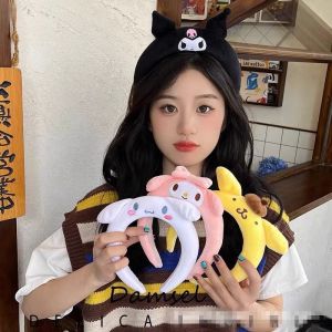 Kawaii Sanrio ที่คาดผม การ์ตูน My Melody Kuromi Cinnamoroll Pompom Purin น่ารัก เครื่องประดับผม ของขวัญ สำหรับเด็กผู้หญิง