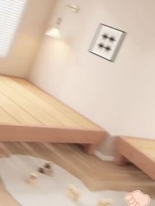 【Free installation】Tatami solid wood bed walnut platform bed modern double bed customized full bed small-sized bed frame