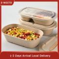 E-WOITD 10 50PCS Disposable packing boxes, takeout boxes, snack boxes and disposable food boxes with PET LIDS and kraft paper are available. 