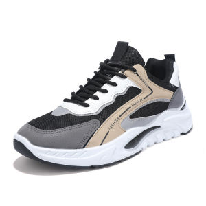 Giày lưới Chạy Bộ Thoáng khí mới cho nam giới giày thể thao thời trang giản dị với đế dày và thiết kế gọn nhẹ