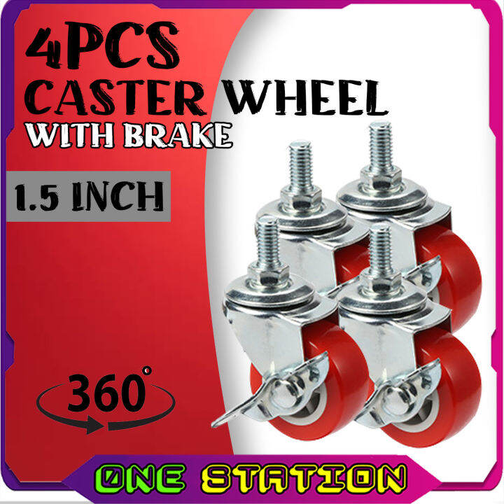 1.5 Inch Caster Wheel Heavy Duty Caster Wheel Roller Caster Wheels Roda ...