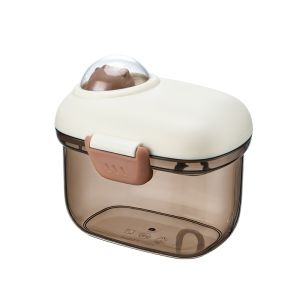 Baby Formula Storage Container Milk Powder Dispenser with Built-in Scoop Airtight Moisture-Proof Baby Food Storage Box Portable Organizer