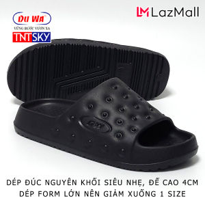 Dép nam đúc liền khối đế cao 4cm siêu nhẹ DUWA - Hàng chính hãng - LD332