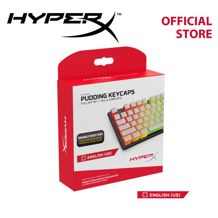 HyperX Double Shot PBT Pudding Keycaps Full Key Set | Lazada Indonesia