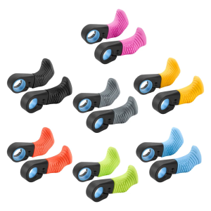 Đi xe đạp ngón tay cái hỗ trợ Grips Trọng lượng nhẹ núi tay lái xe đạp Grips cho dài đi xe đạp lớp phủ chống trượt