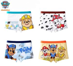 Genuine Paw Patrol 4Pcs/lot Baby Boys Cartoon Underpants Kids Underwear Cotton Panties Toddler Children Underwear 2-8years2026