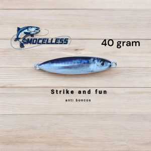 metal jig umpan jigging realistik blue sarden 40 60 80 gram model colt snipper full GID