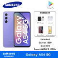 Samsung Galaxy A54 5G Smartphone Dual Sim 8GB + 128GB / 256GB Exynos 1380 6.4” FHD+ AMOLED Display 120Hz Refresh Rate 50MP Rear Camera 5000mAh Battery. 