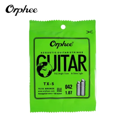 Senar Gitar Akustik (010) No. 1 Sampai No. 6 Satuan Ketengan Orphee TX-1
