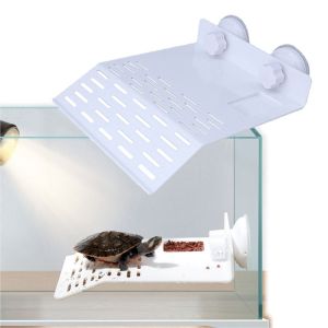 CUTE ELVES ผลิตภัณฑ์สำหรับสัตว์เลี้ยง อะคริลิค พิพิธภัณฑ์สัตว์น้ำ อุปกรณ์สำหรับสัตว์น้ำ ปีนเกาะ เครื่องให้อาหาร ลงจอด Turtle Platform ท่าเรือเต่า กระดานพักผ่อน Basking Terrace