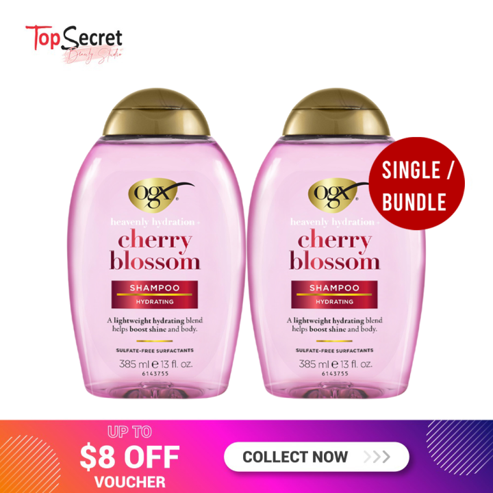 (Single/Bundle) OGX Cherry Blossom Shampoo 385ml - Heavenly Hydration ...