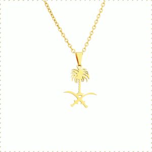 สร้อยคอจี้ สัญลักษณ์ตราแผ่นดิน สร้อยคอเครื่องประดั บ ุคลิกภาพ คู่มือ มีเอกลักษณ์ การตกแต่งคู่รัก