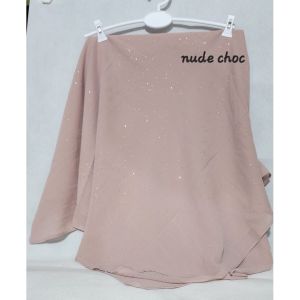 [Zee Style ]  Shawl Glitter Heavy Chiffon 👉👉size (1.8m)
